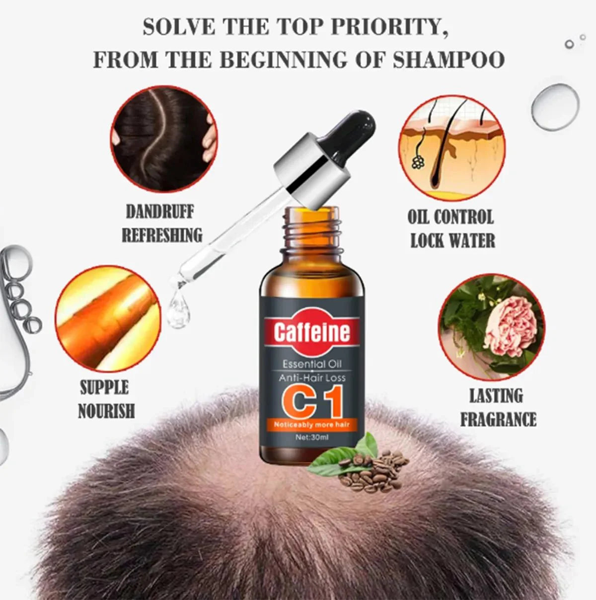 Caffeine - C1 Anti Hair Loss Oil (Original)