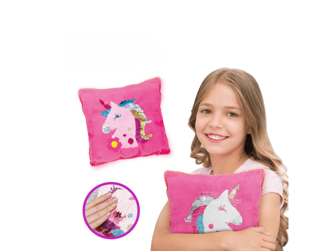 Girl Sequin Pillow - Zambeel