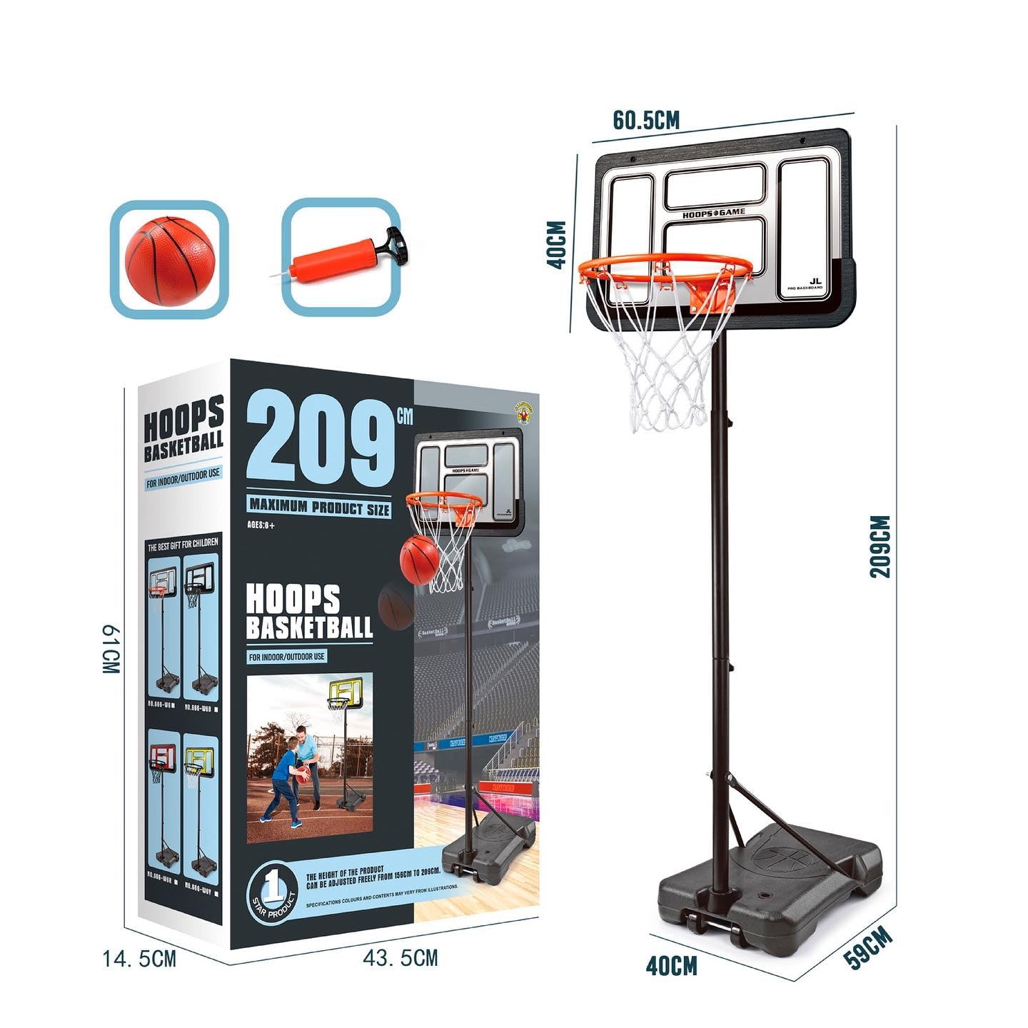 Kids Basket Ball Play Set © - Zambeel