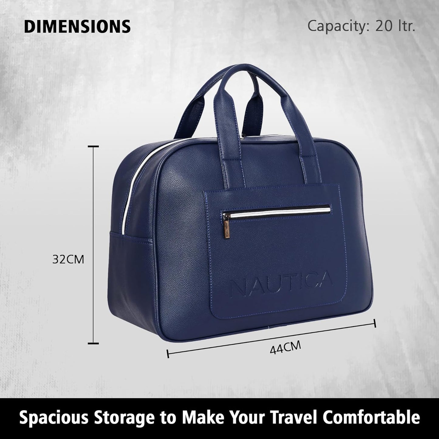 Nautica - Leatherette Duffel Bag