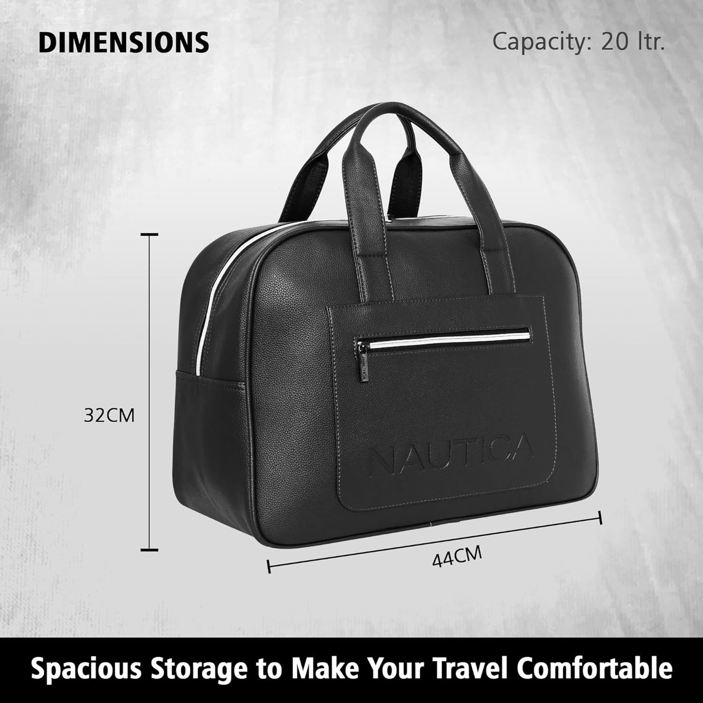 Nautica - Leatherette Duffel Bag