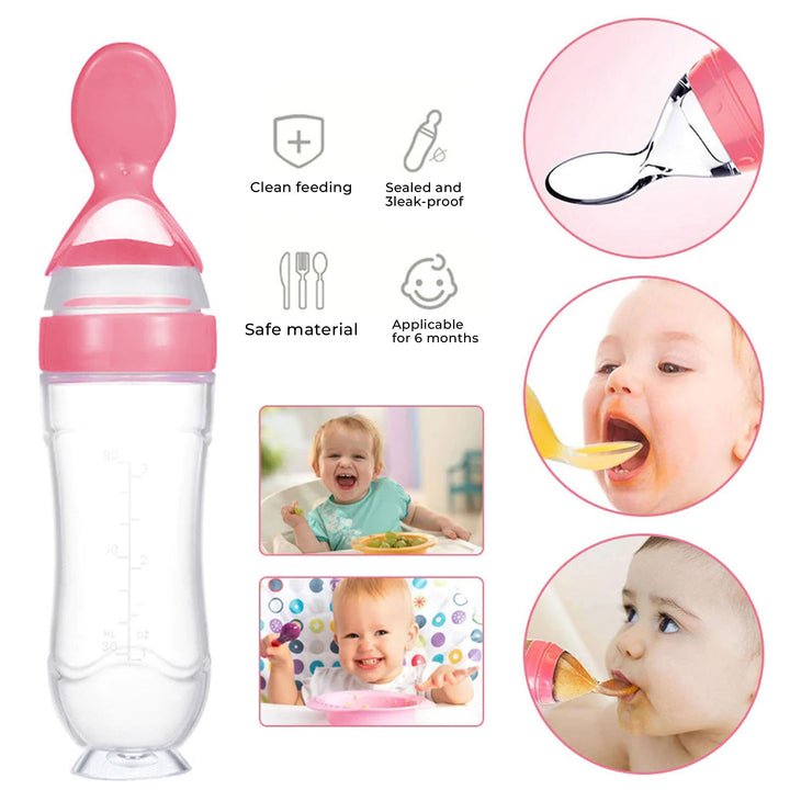 Baby Silicone Spoon Bottle (MHP-068)
