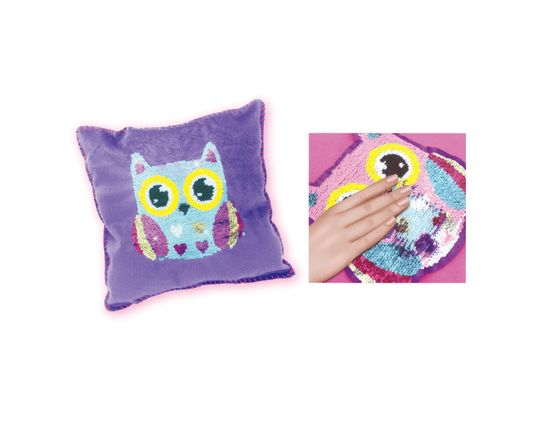 Girl Sequin Pillow - Zambeel