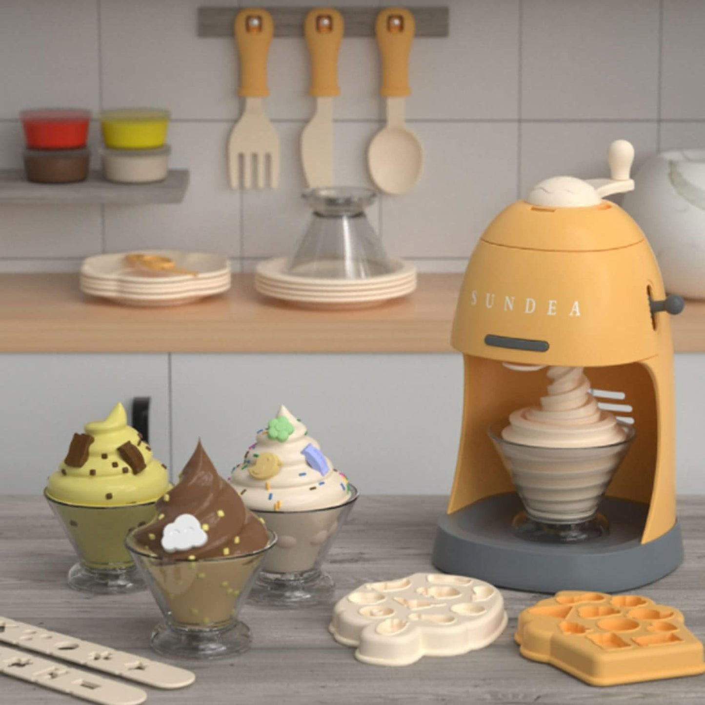 Ice Cream Maker Set for Kids