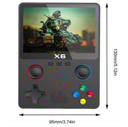 X6 Portable Handheld Game Console ©
