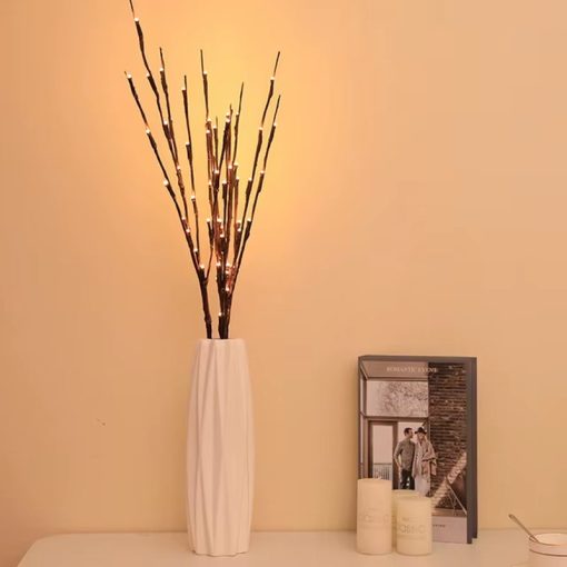 73cm LED Branch Lights – Battery-Powered Decorative Twig Lights (20 Bulbs)