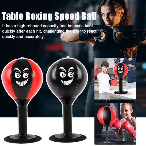 Desktop Boxing Speed Ball – Stress Relief & Reflex Training for Adults & Kids, Fun Sports Equipment with Suction Base - Image 6