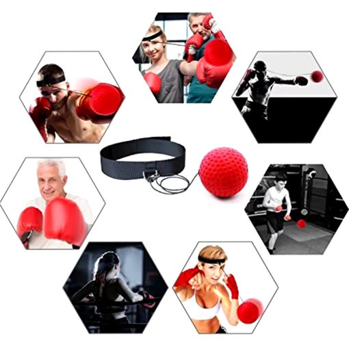 Boxing Reflex Speed Ball with Headband – Improve Hand-Eye Coordination & Fitness - Image 5