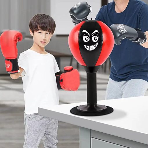 Desktop Boxing Speed Ball – Stress Relief & Reflex Training for Adults & Kids, Fun Sports Equipment with Suction Base - Image 8