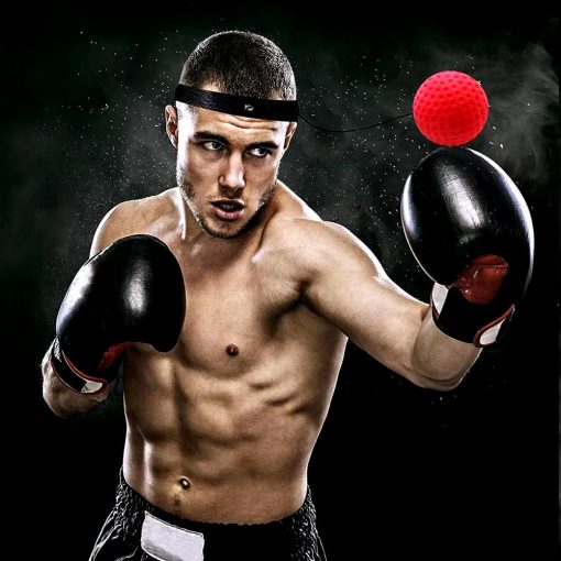 Boxing Reflex Speed Ball with Headband – Improve Hand-Eye Coordination & Fitness