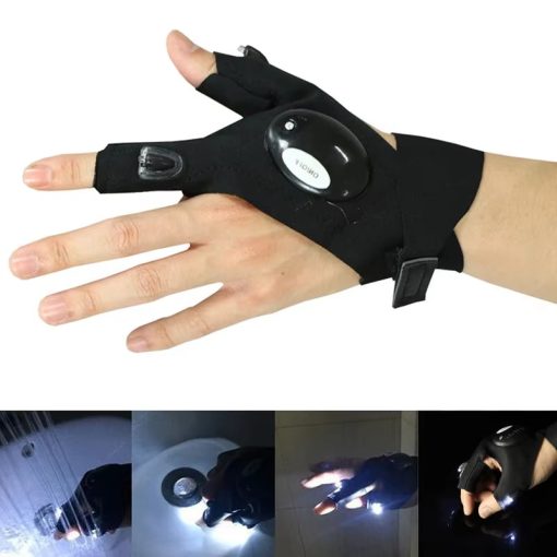 LED Flashlight Gloves – Hands-Free Night Lighting for Outdoor Activities, Repairs & Camping - Easy Shop - Image 2