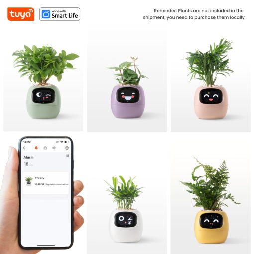 Tuya Ivy Smart Planter,Endless Fun Over 49 Rich Expressions,7 smart sensors,AI Chips Make Raising Plants Easy and Fun - Image 9