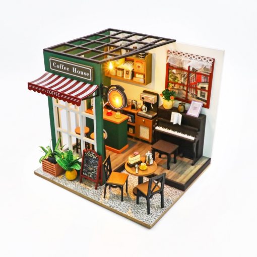 DIY Miniature Doll House 3D Puzzle Small House Assembly Building Model Kit Toys Home With Furniture Lighting Wooden Crafts Gifts - Image 6